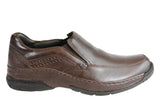 Savelli League Mens Comfort Leather Slip On Shoes Made In Brazil
