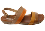 Andacco Camino Womens Comfortable Leather Sandals Made In Brazil