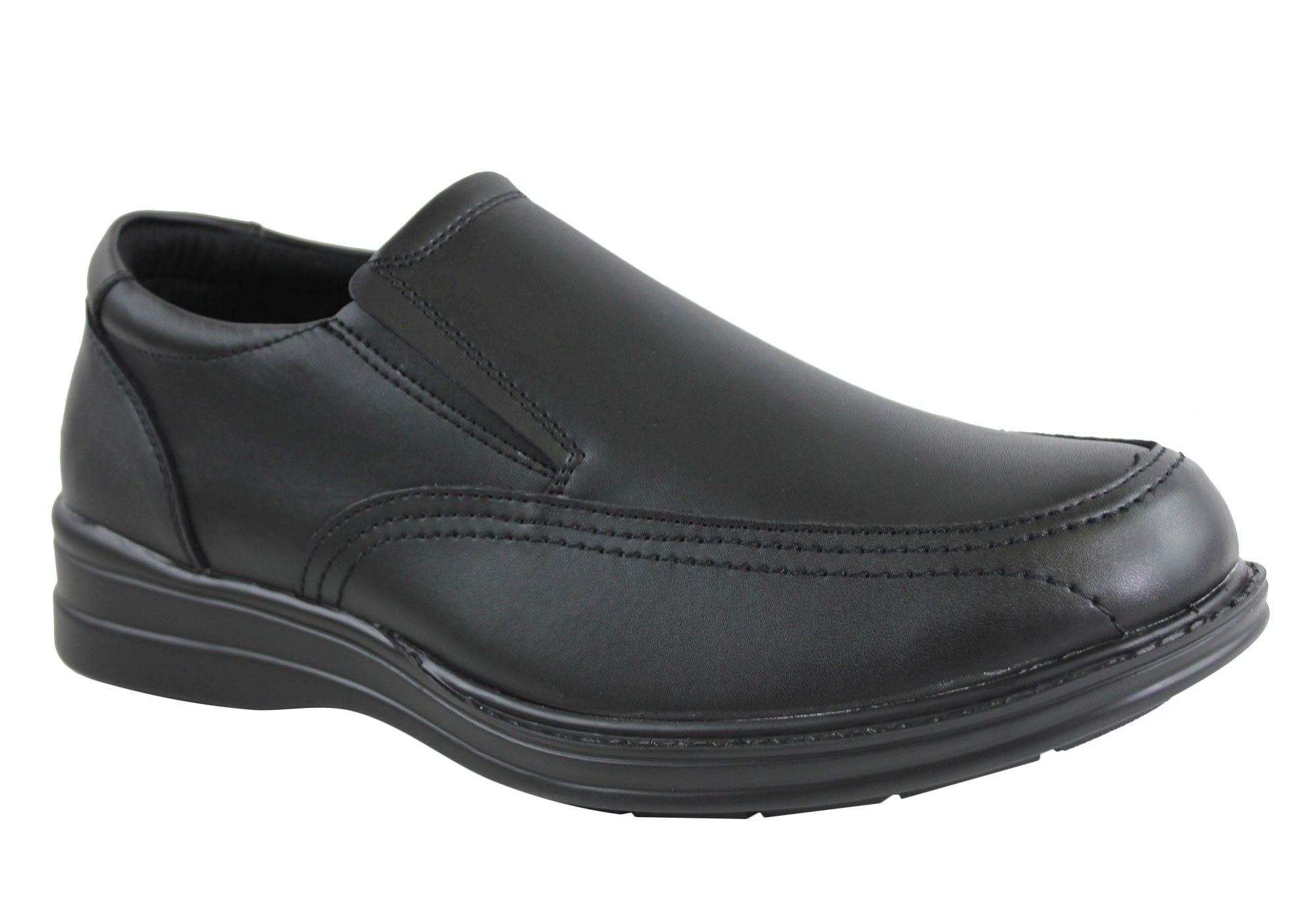 Grosby Jac Mens Leather Comfort Shoes