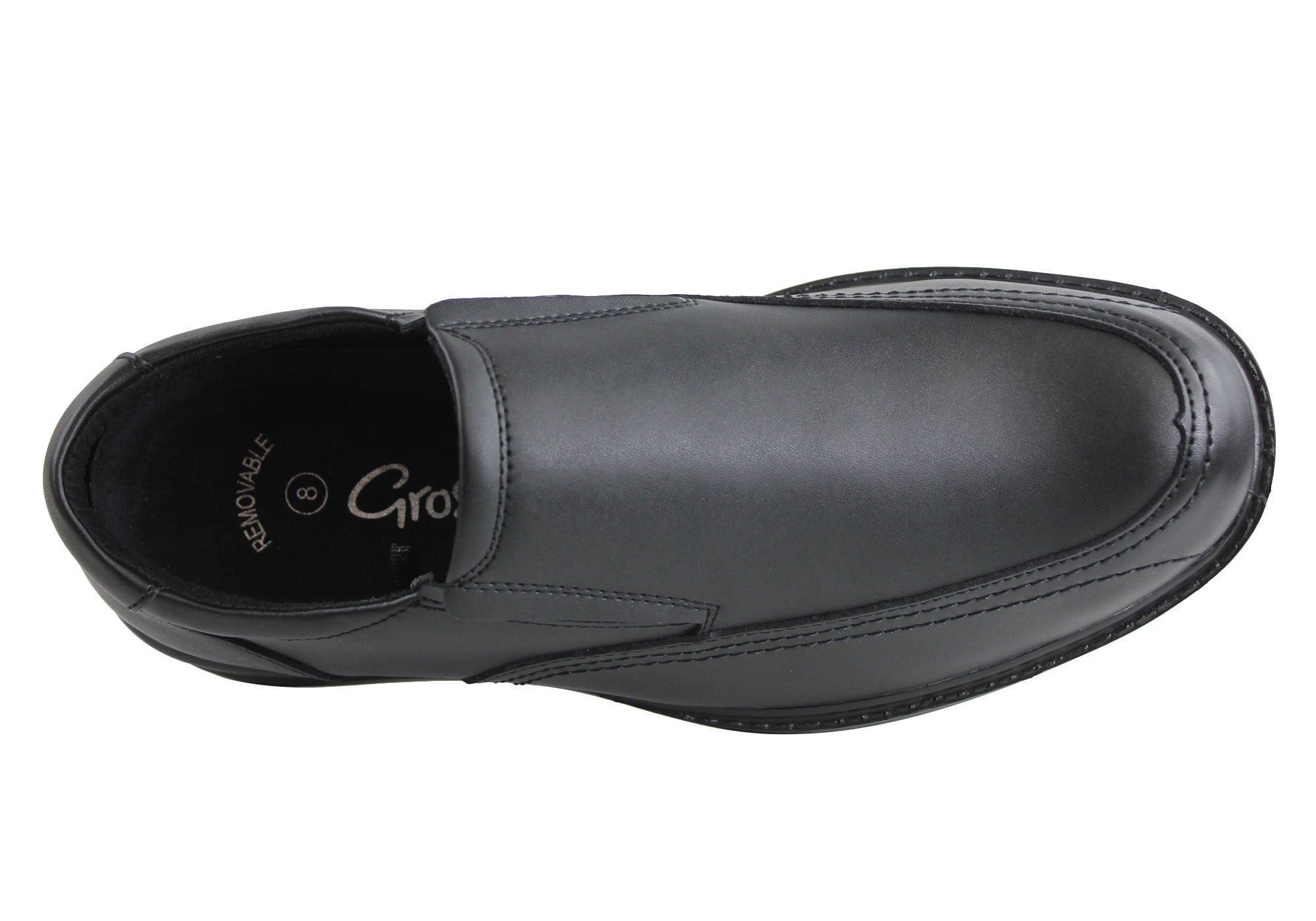 Grosby Jac Mens Leather Comfort Shoes