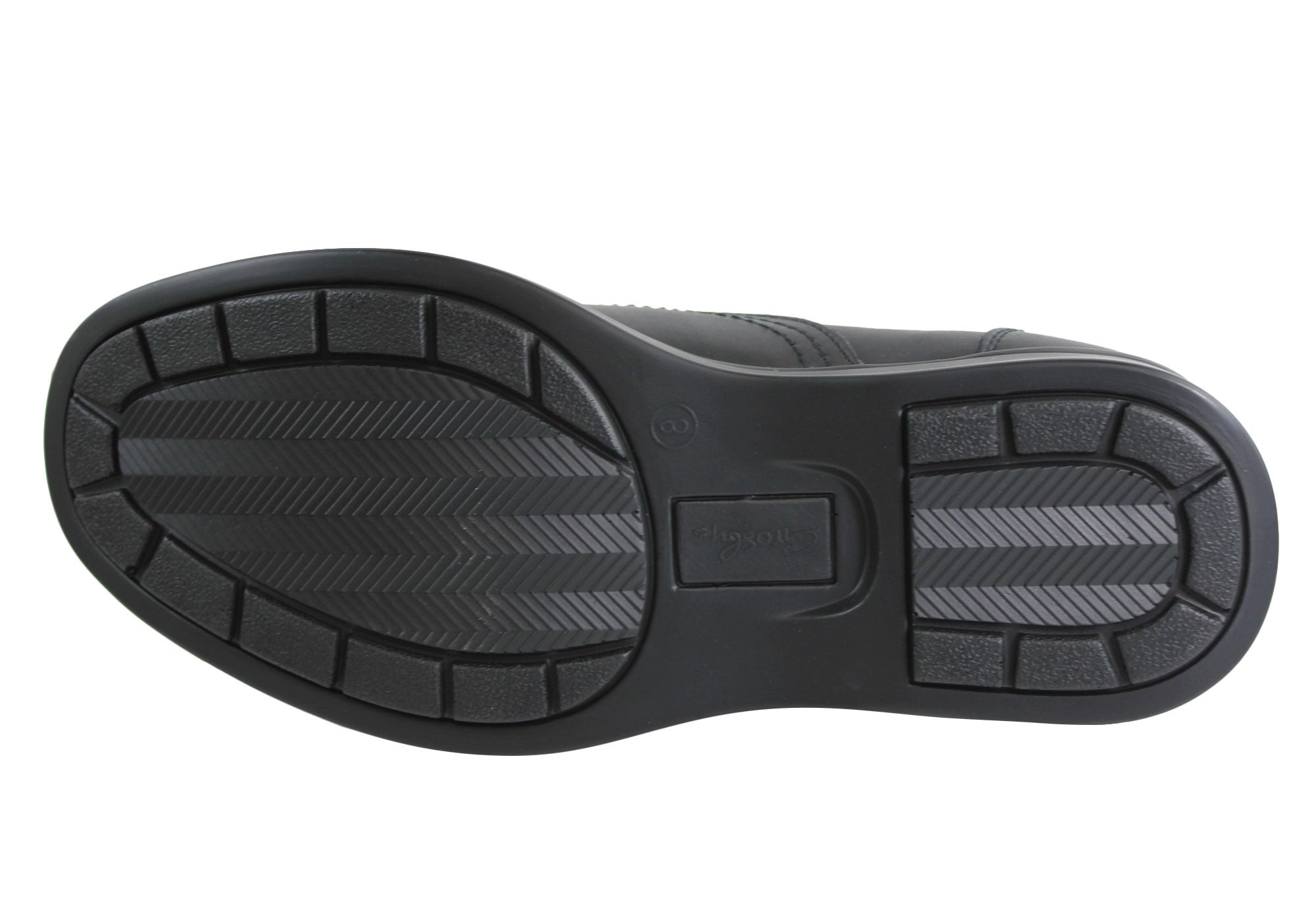 Grosby Jac Mens Leather Comfort Shoes