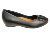 Usaflex Samara Womens Leather Low Heel Shoes Made In Brazil