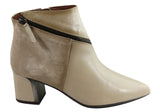 Hispanitas Womens HI99141 AMELIA-5 Leather Ankle Boots Made In Spain