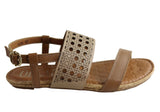 Orcade Gismo Womens Comfortable Leather Sandals Made In Brazil