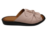 Orizonte Florita Womens European Leather Comfortable Slides Sandals