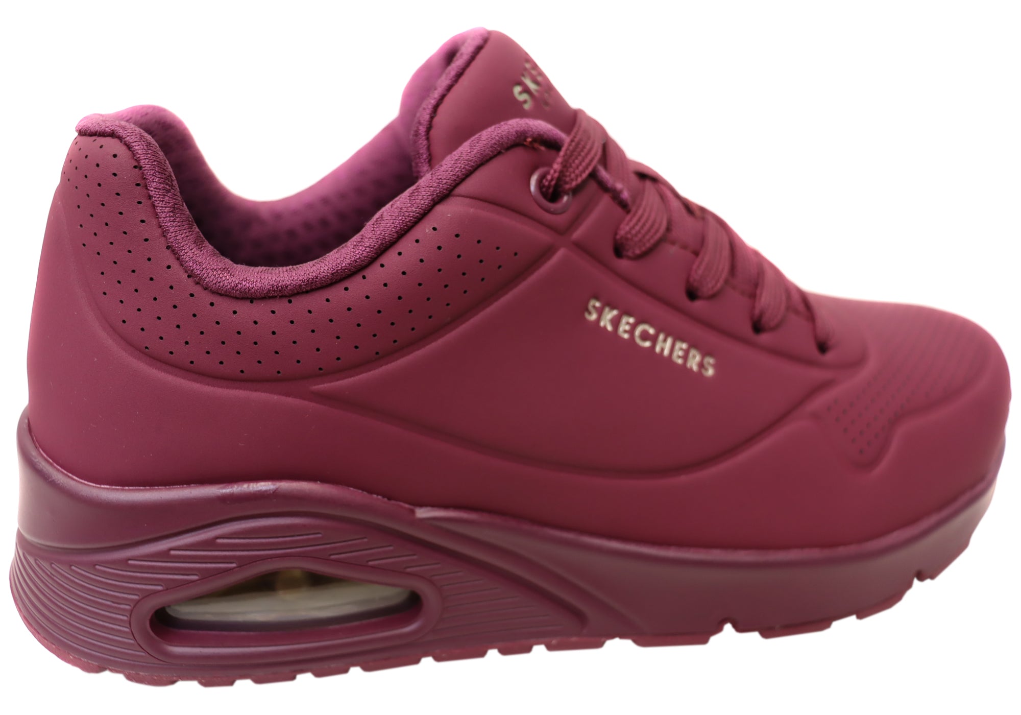 Grey Uno Tennis Shoes By Skechers | Skechers, Tennis shoes, 2 inch heels