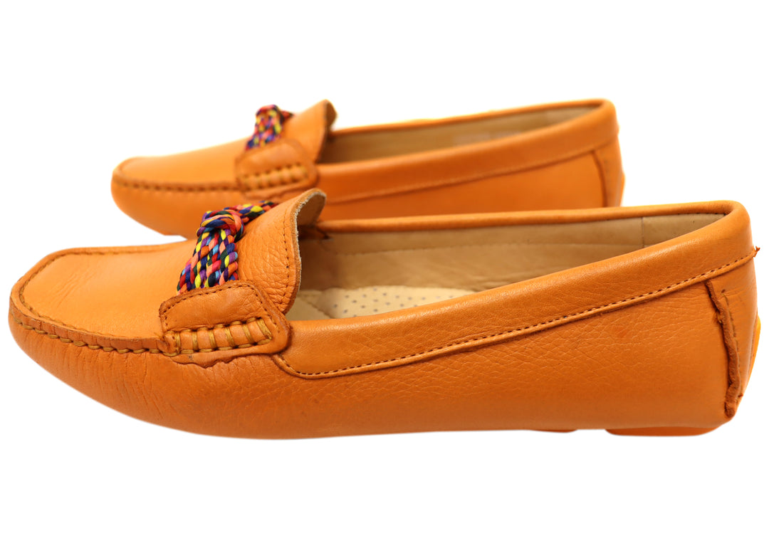 Savelli Erin Womens Leather Loafers Shoes Brand House Direct