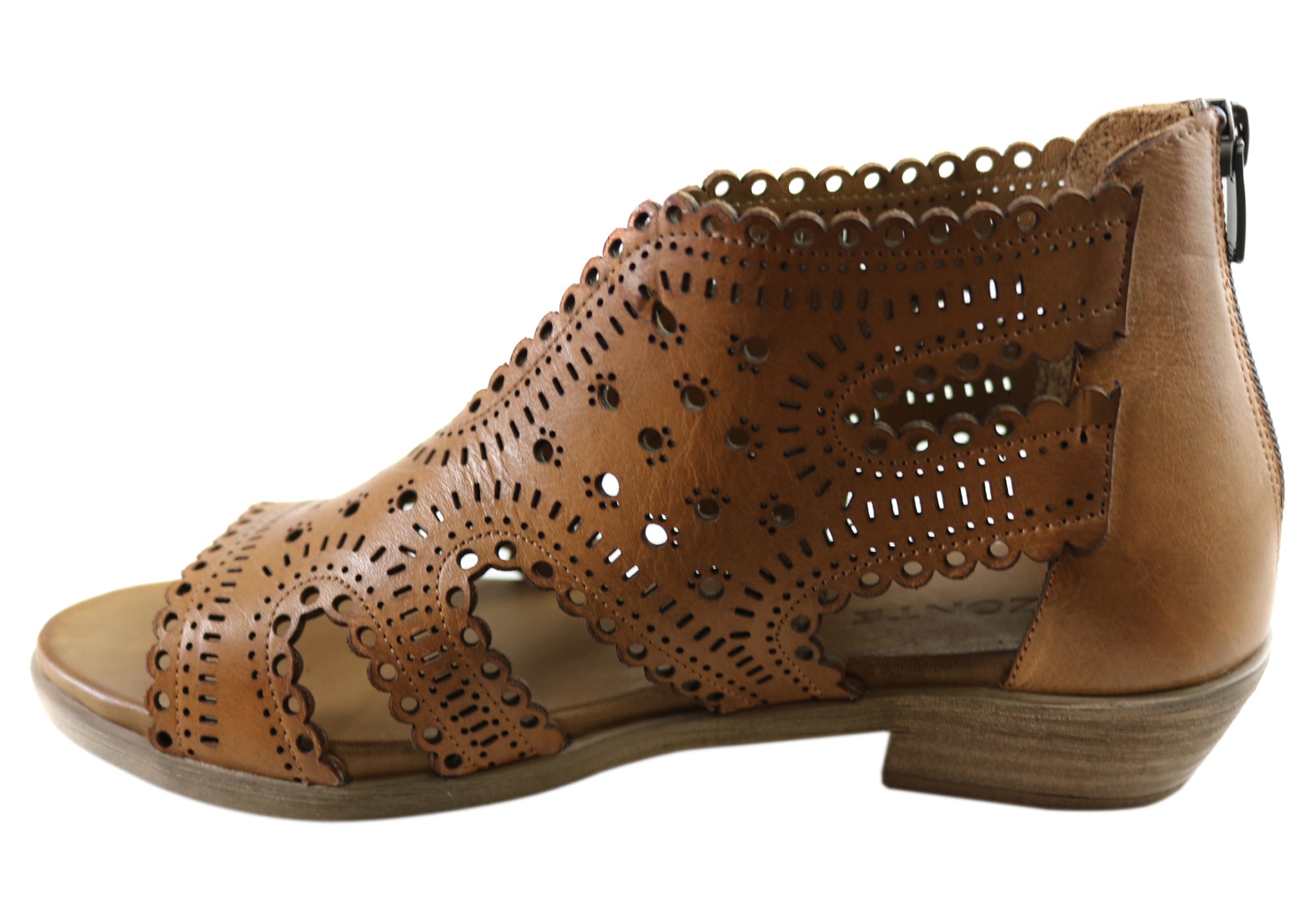 Orizonte Jazabel Womens European Comfortable Leather Low Heel Shoes