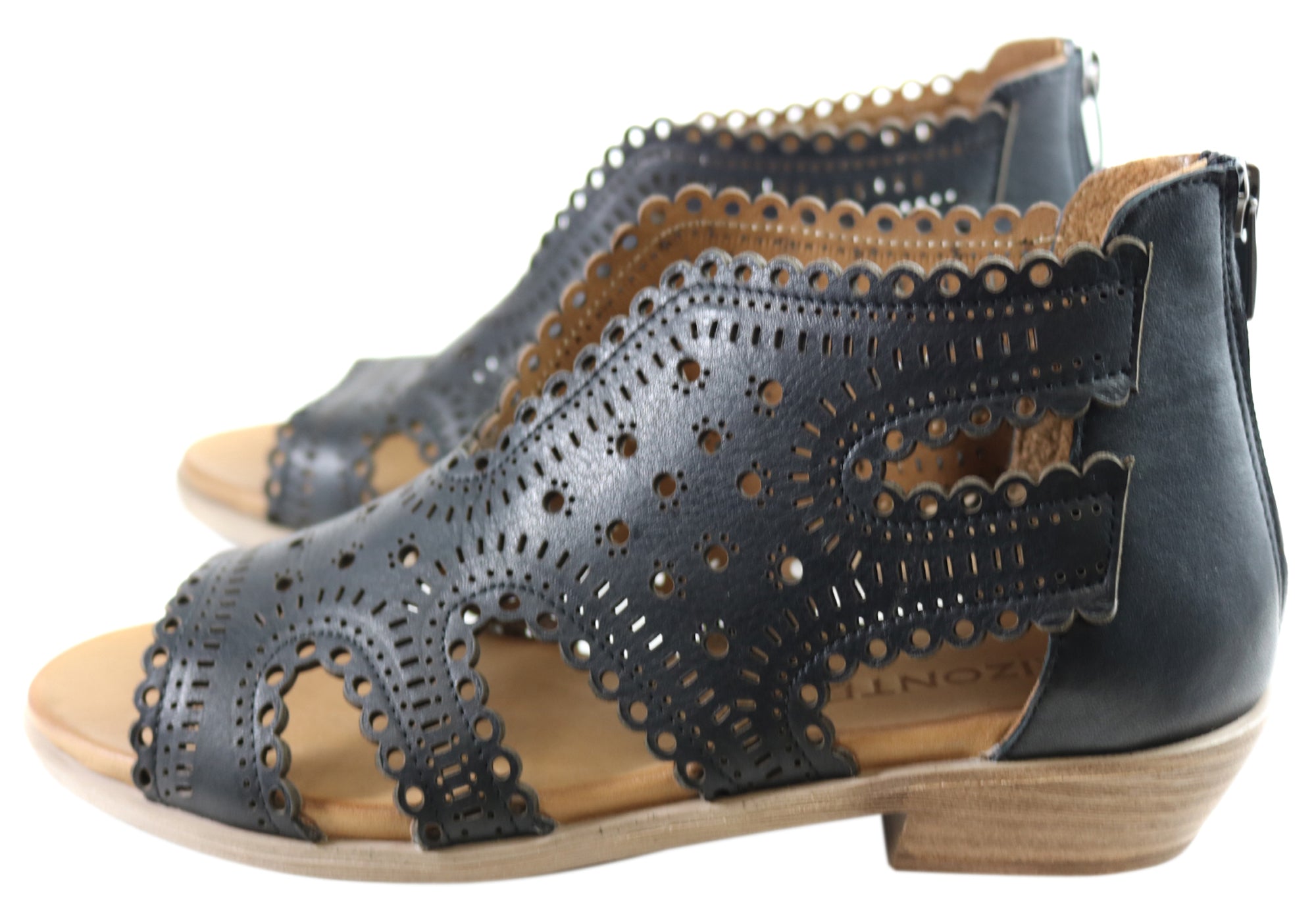 Orizonte Jazabel Womens European Comfortable Leather Low Heel Shoes