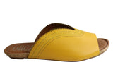 Orcade Monique Womens Comfort Leather Slides Sandals Made In Brazil