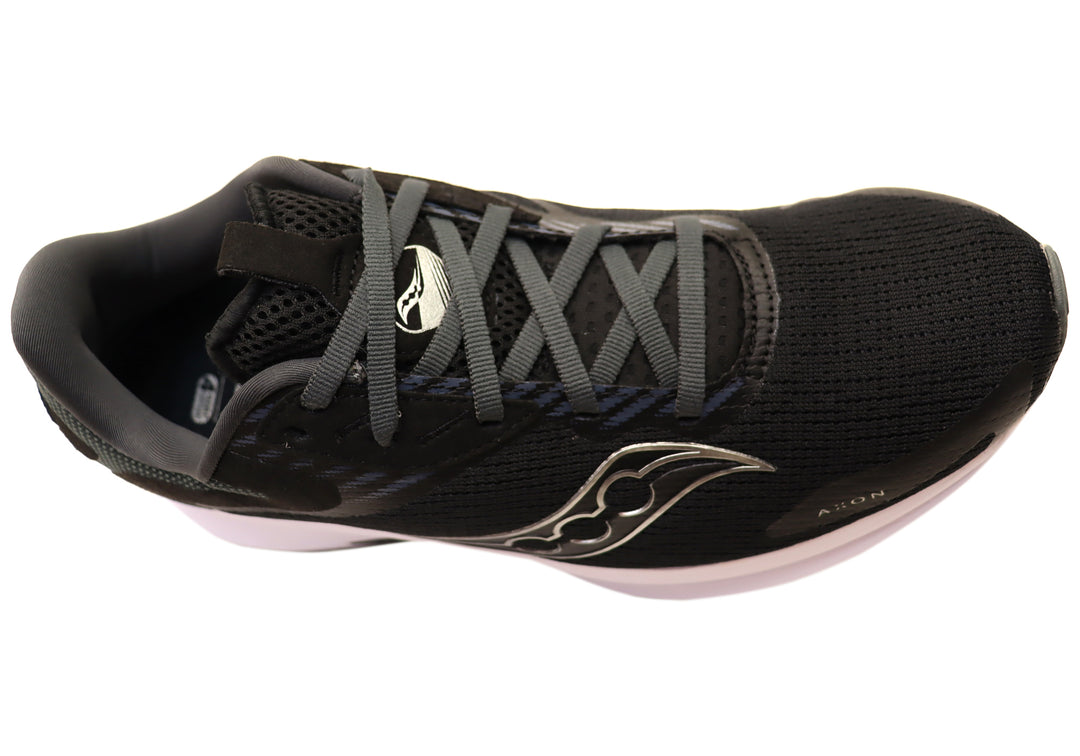 Saucony Mens Axon 2 Cushioned Athletic Shoes Brand House Direct