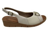 Usaflex Ilona Womens Comfortable Wedge Sandals Made In Brazil