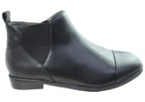 Scholl Orthaheel Tycoon Womens Leather Comfort Supportive Ankle Boots