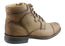 Ferricelli Ryan Mens Leather Lace Up Boots Made In Brazil