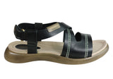 Pegada Pippa Womens Comfort Cushioned Leather Sandals Made In Brazil