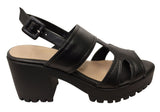 Via Paula Audrey Womens Brazilian Comfortable Leather Platform Heels