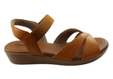 Usaflex Aloha Womens Comfortable Leather Sandals Made In Brazil