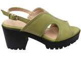 Via Paula Neolla Womens Brazilian Comfortable Leather Platform Heels