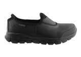 Skechers Womens Sure Track Slip Resistant Comfort Leather Work Shoes
