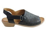 Orizonte Phylis Womens European Comfortable Leather Low Heel Sandals