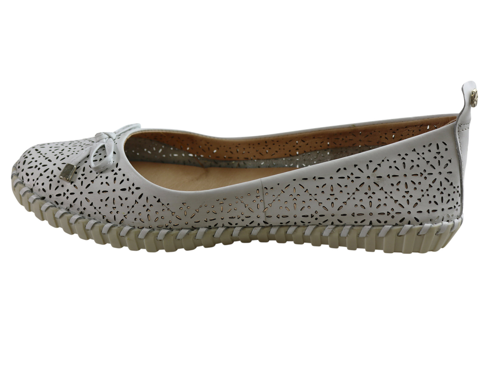 Bottero Hampshire Womens Comfort Leather Ballet Flats Made In Brazil