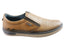Pegada Justin Mens Leather Slip On Comfort Casual Shoes Made In Brazil