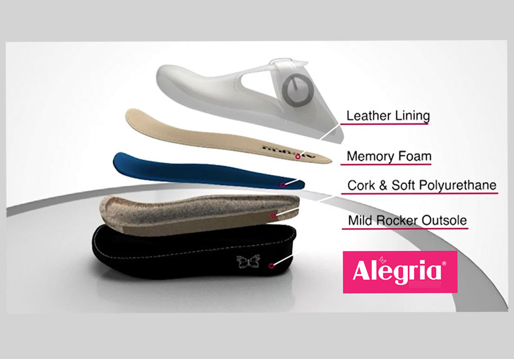 Alegria Keli Womens Leather Professional Slip On Shoes