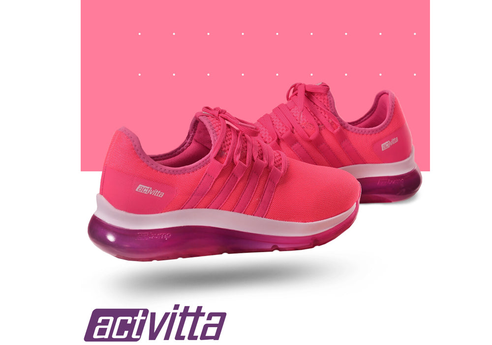 Actvitta Pisces Womens Comfort Cushioned Active Shoes Made In Brazil