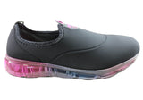 Actvitta Rush Womens Cushioned Slip On Active Shoes Made In Brazil