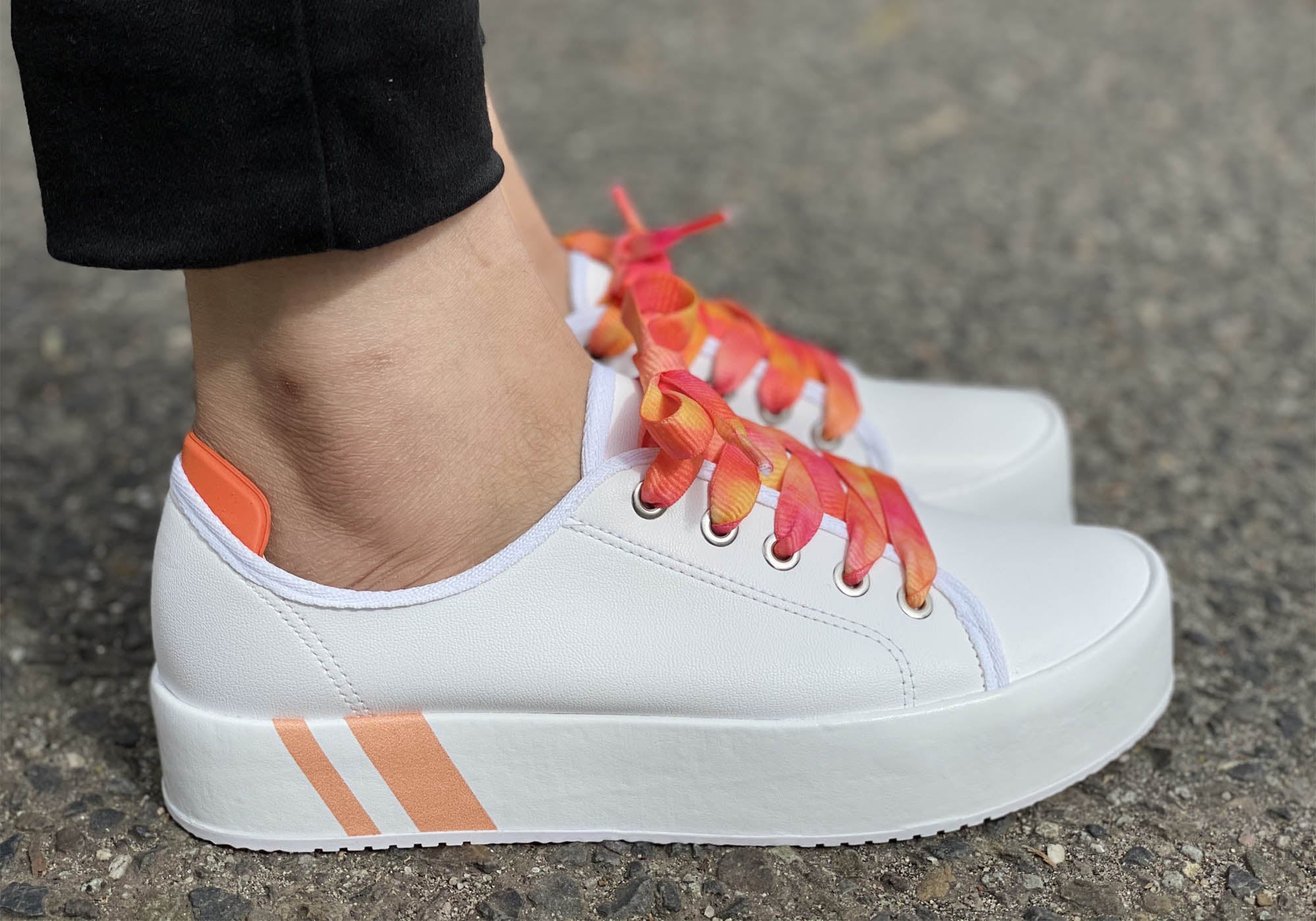 White/Orange