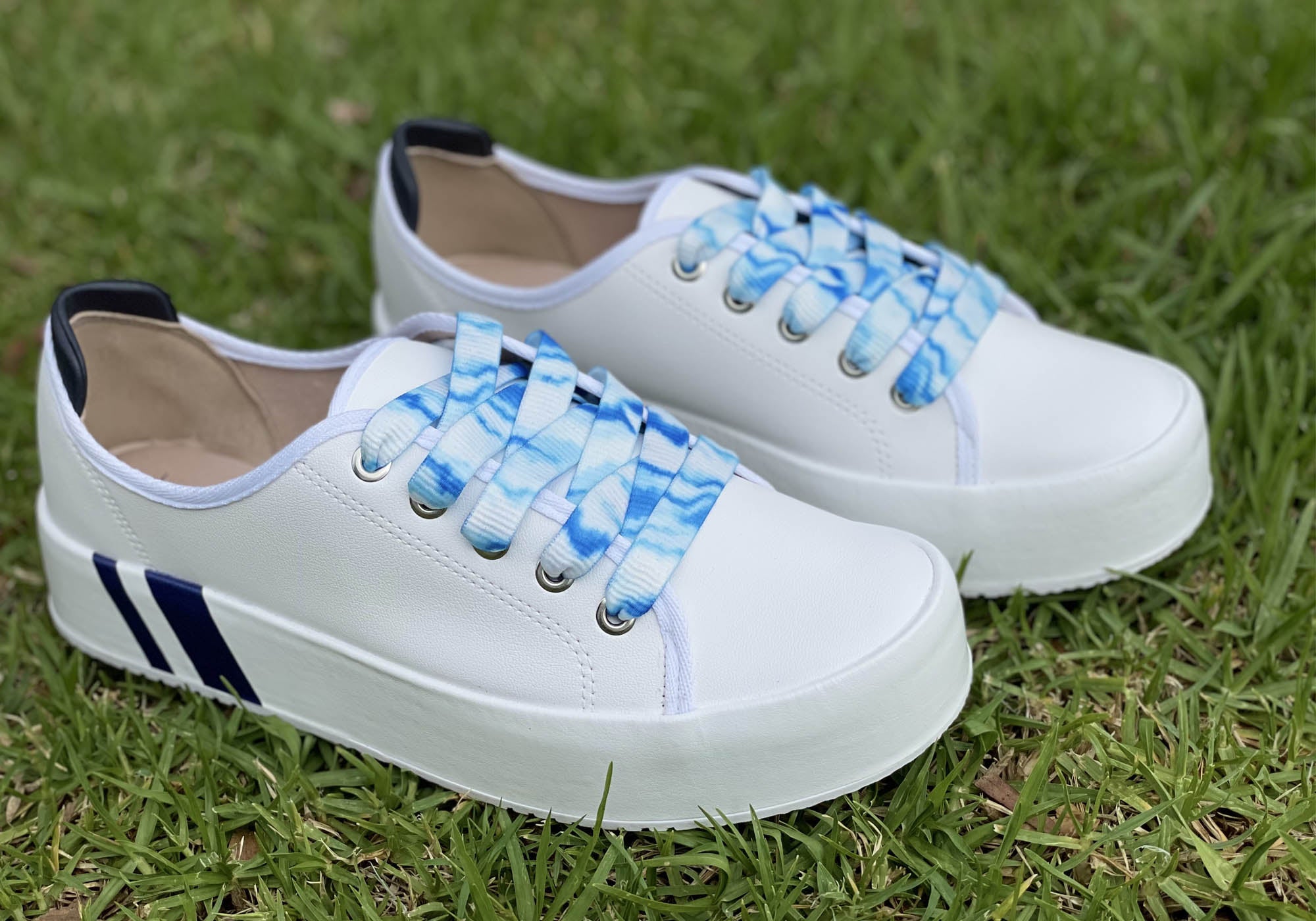 White/Blue
