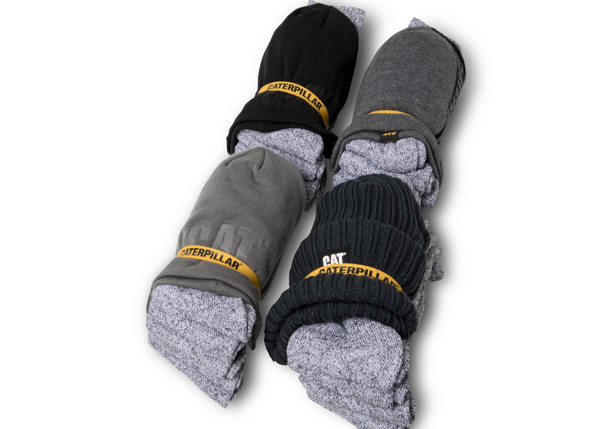 Caterpillar CAT Mens Versatile Beanie & Sock Combo Pack