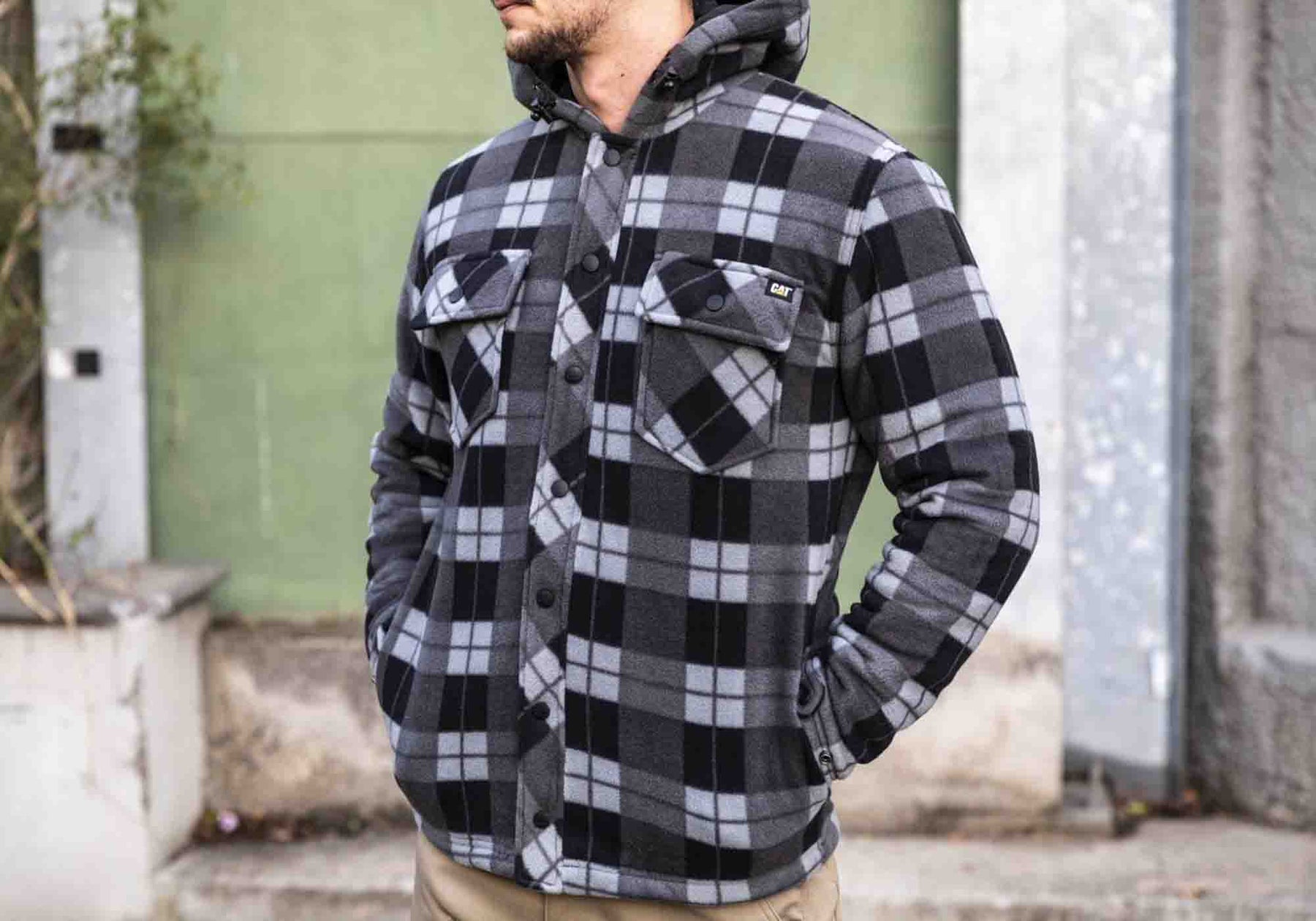 Caterpillar Mens Comfortable Active Work Warm Jacket Brand House Direct