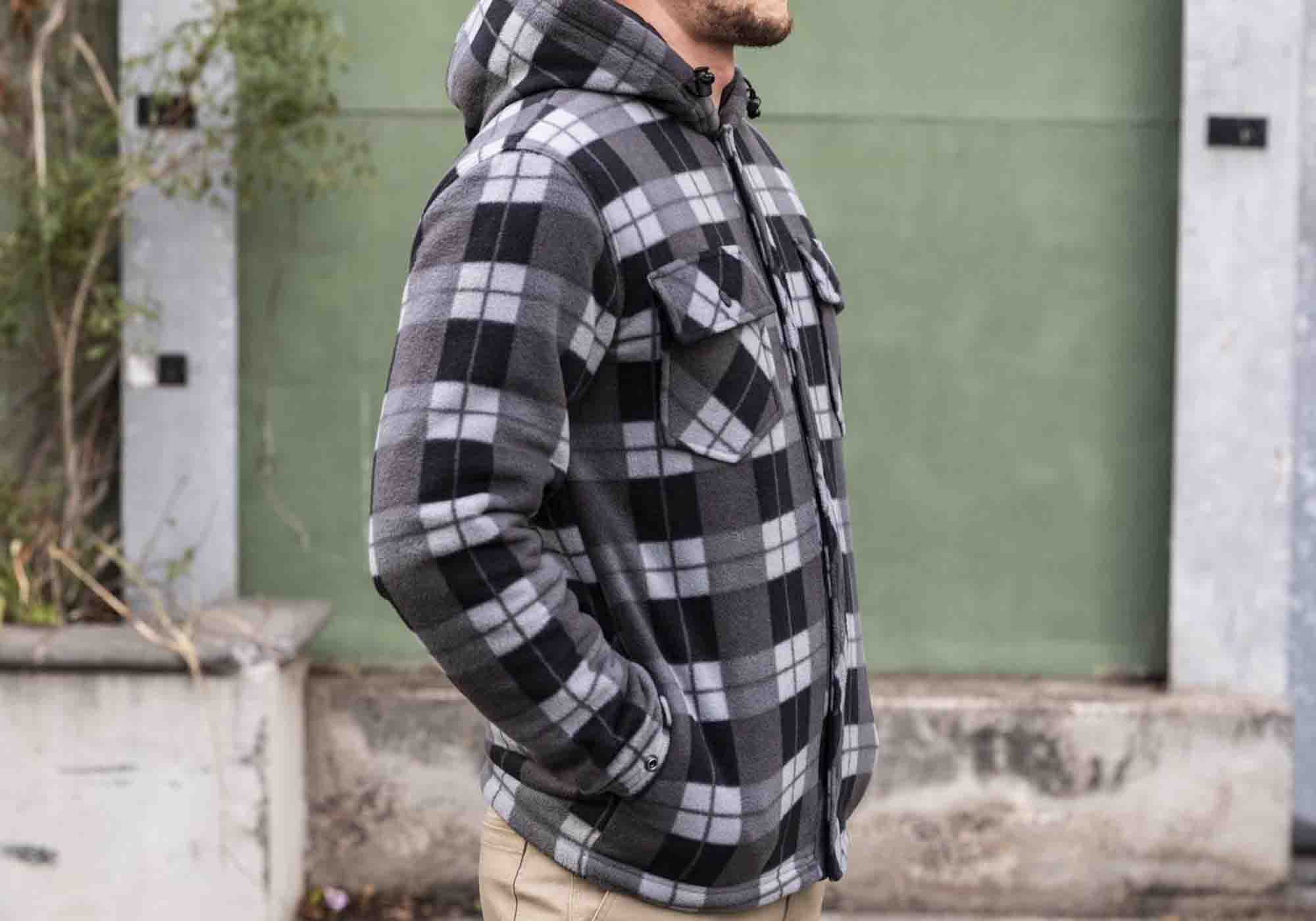 Grey Black Plaid