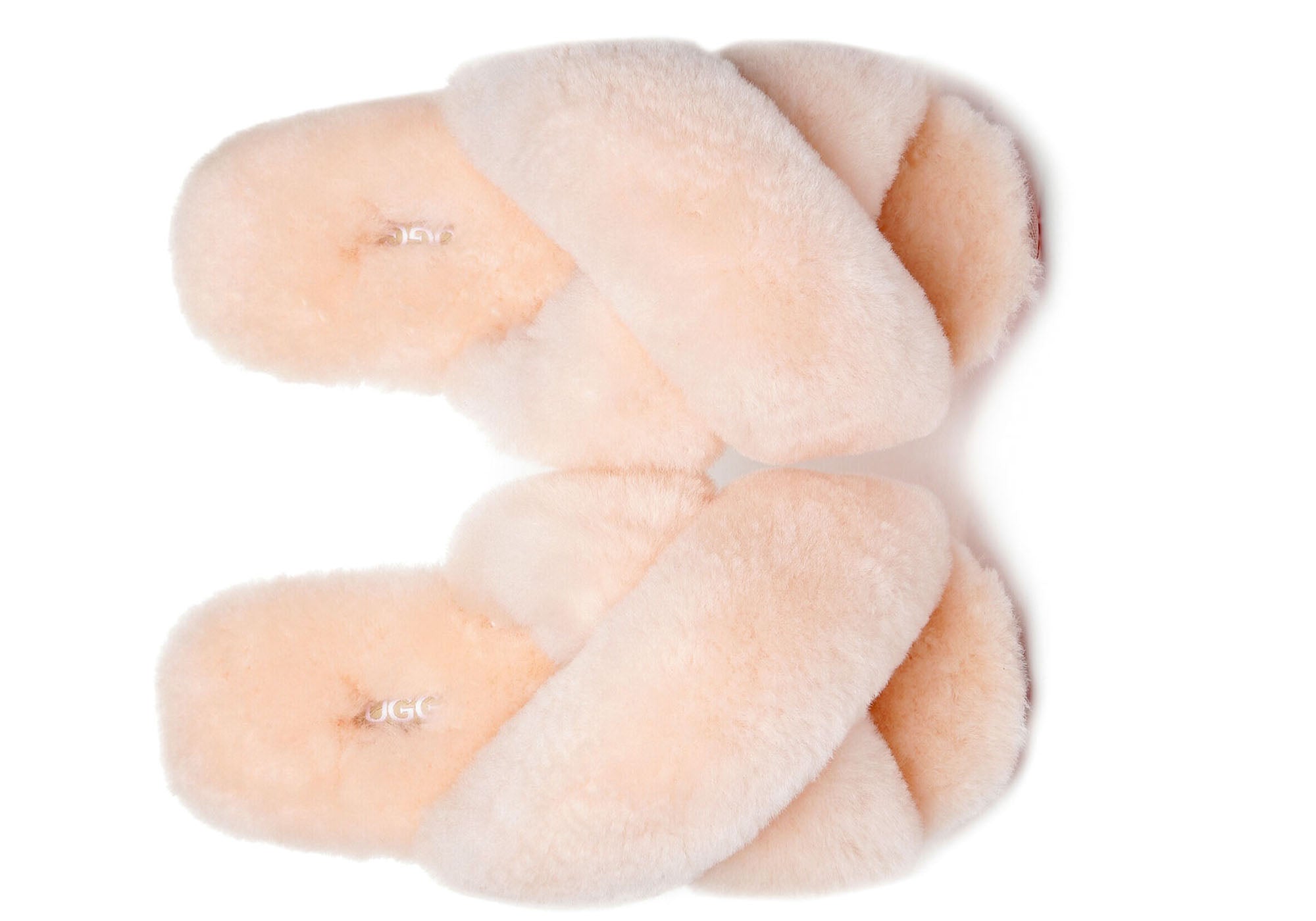 UGG Australian Shepherd Linty Womens Cross Fluffy Slide Slippers